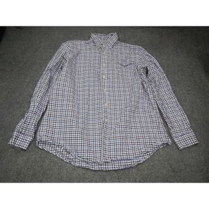 Ralph Lauren Button-Down Shirt Men's‎ XL Checkered  Long Sleeve Cotton Casual